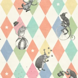 tapeet-rebelwalls-dreamland_r18041-600x600-1.webp R18041 Circus Corner Rainbow